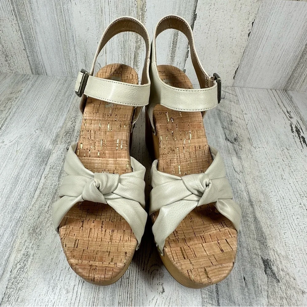 Korks Wedge‎ Sandal Women's 10 Dawson Women's Sandal Faux Leather Platform